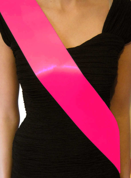 Make Your Own Sash 160cm - Hot Pink