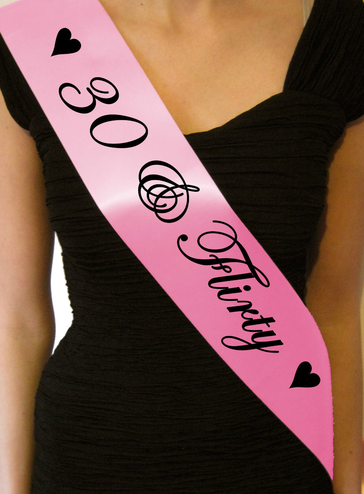 30 & Flirty Birthday Sash