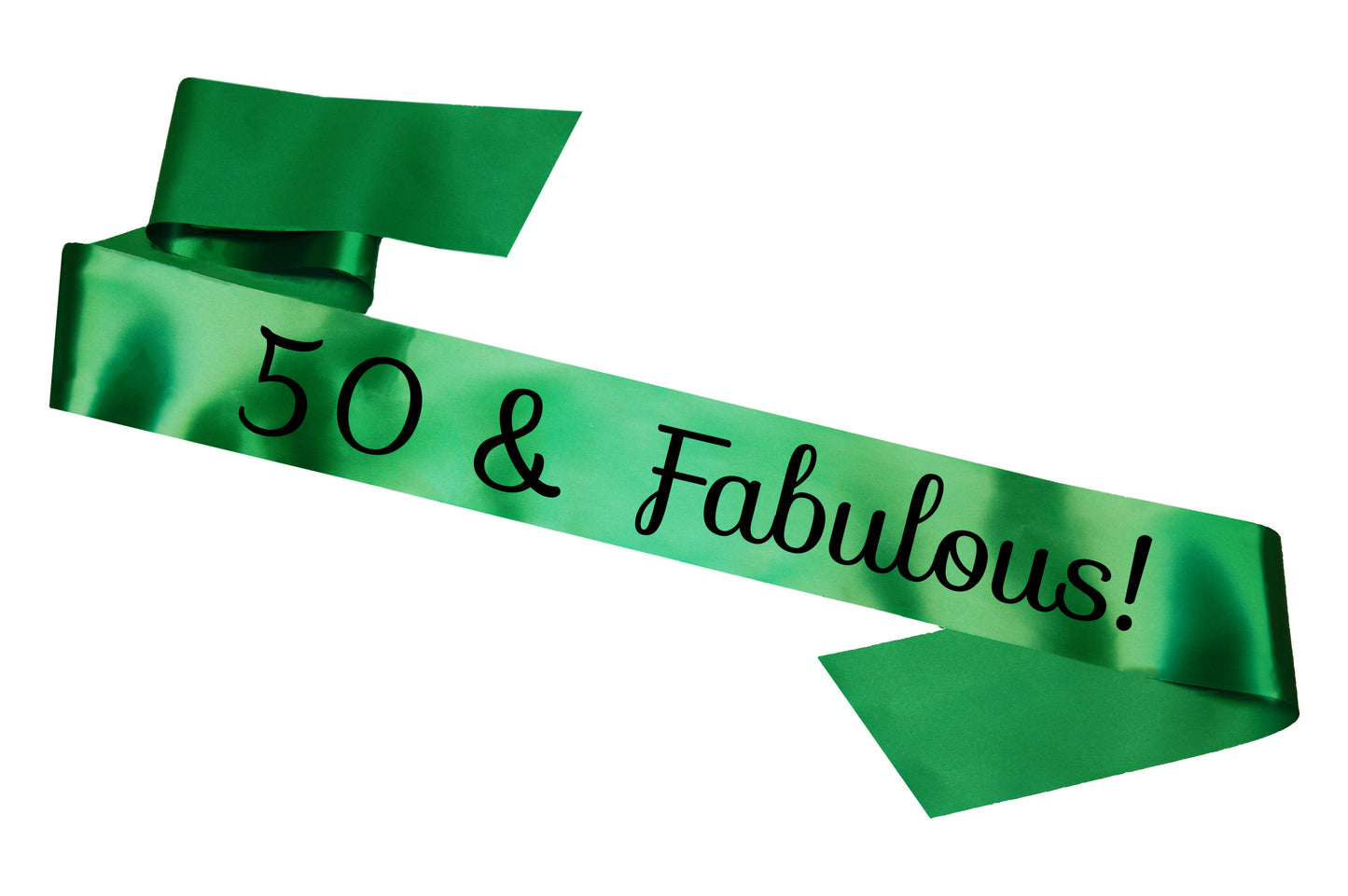 50 & Fabulous Birthday Sash