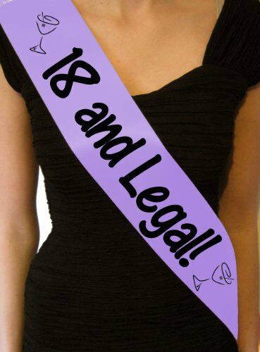 18 and Legal Sash