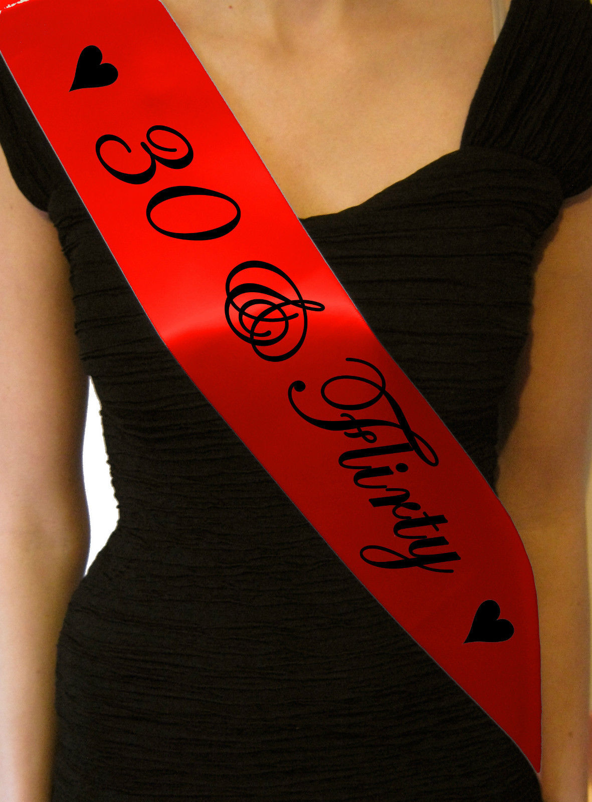 30 & Flirty Birthday Sash