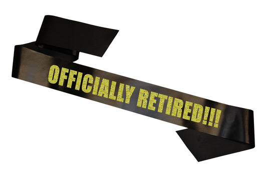 Officially Retired Sash