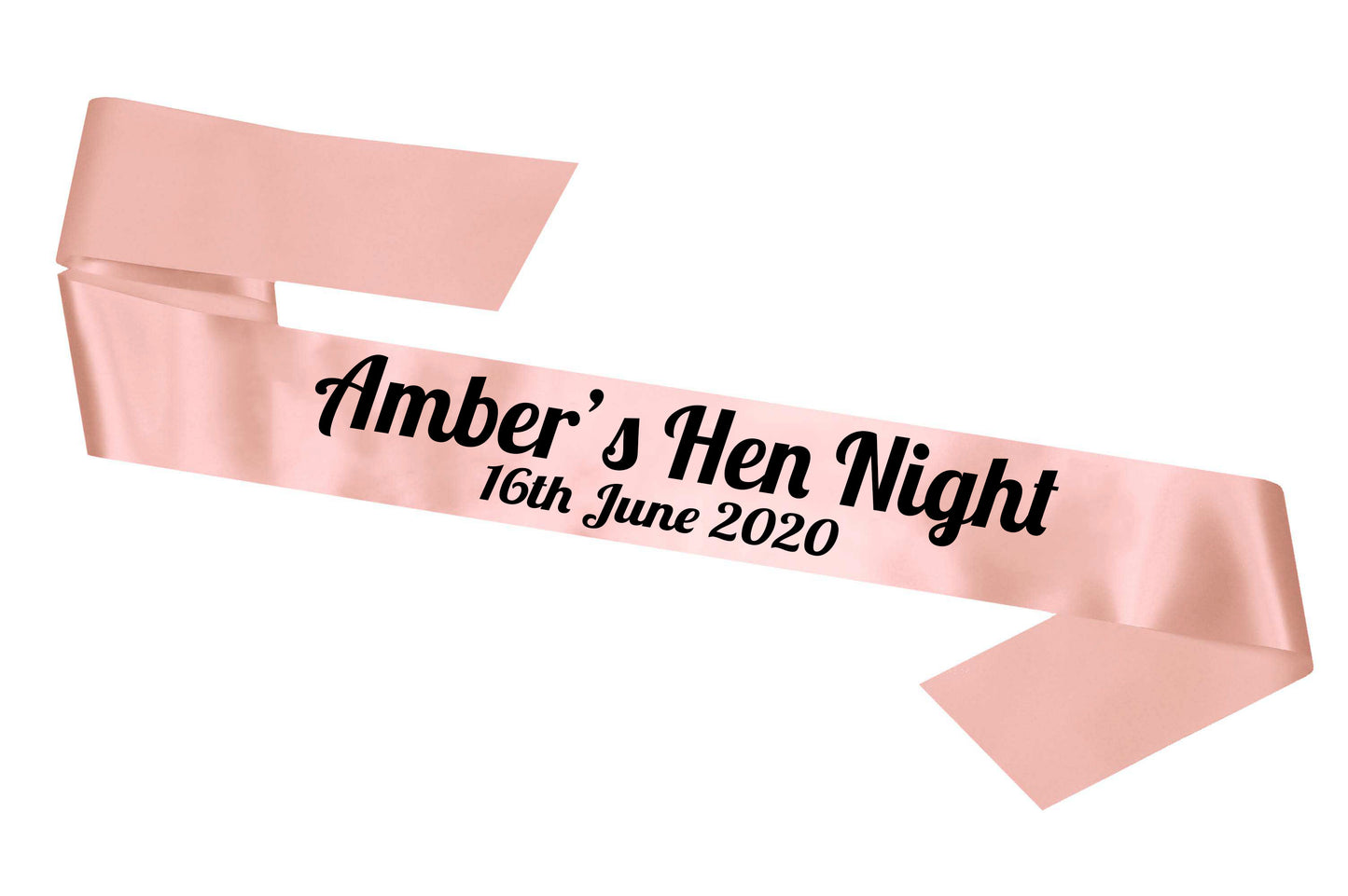 Personalised Birthday Sash - Rose Gold