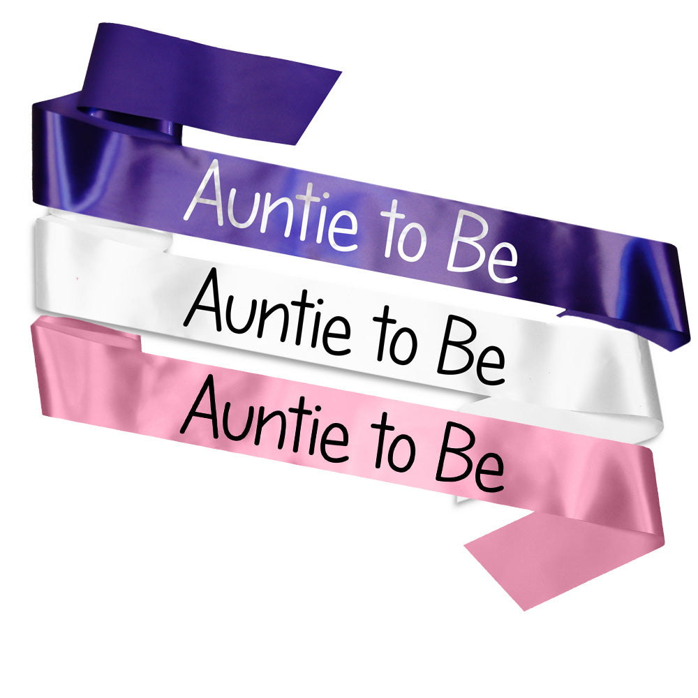 Auntie to Be Sash