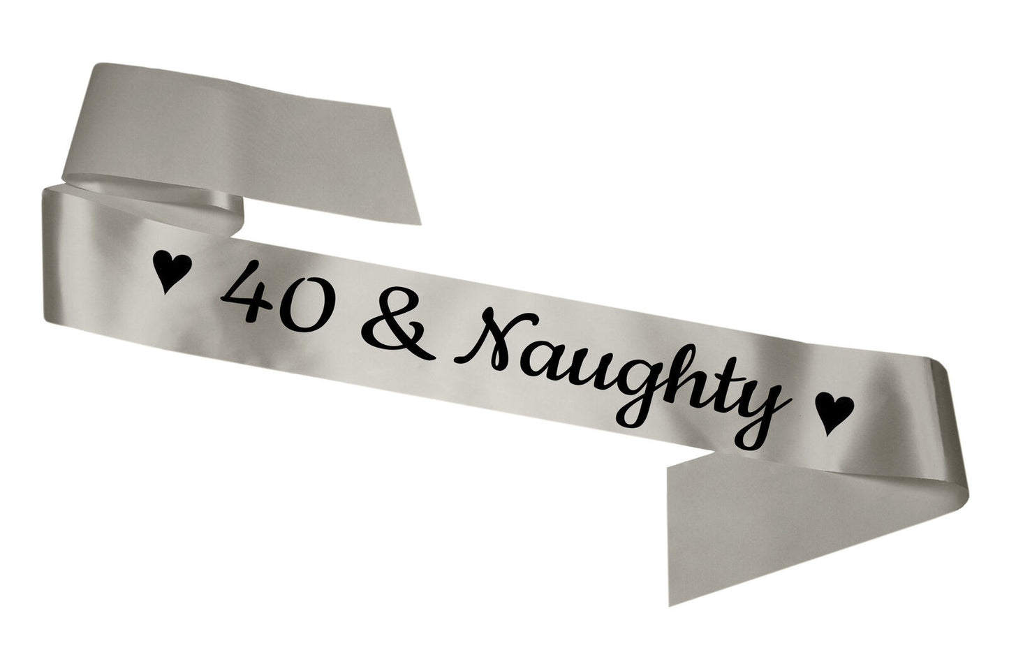 40 & Naughty Birthday Sash