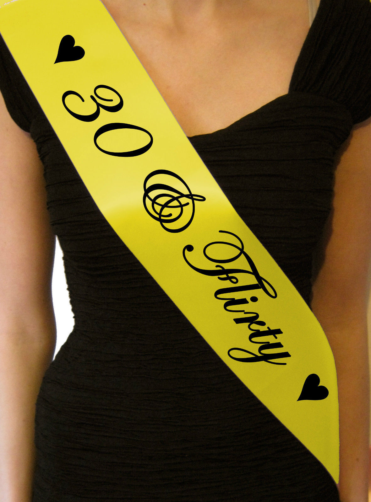 30 & Flirty Birthday Sash