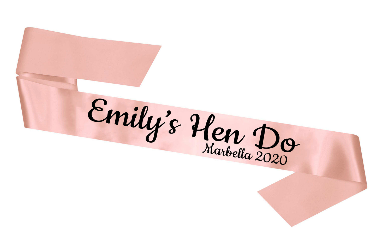 Personalised Birthday Sash - Rose Gold