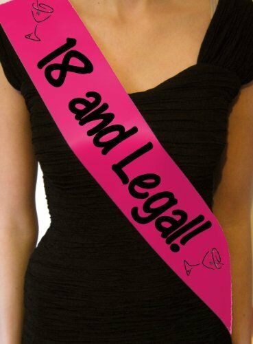 18 and Legal Sash