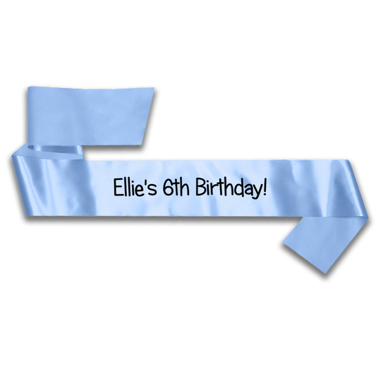 Personalised Children's Sash