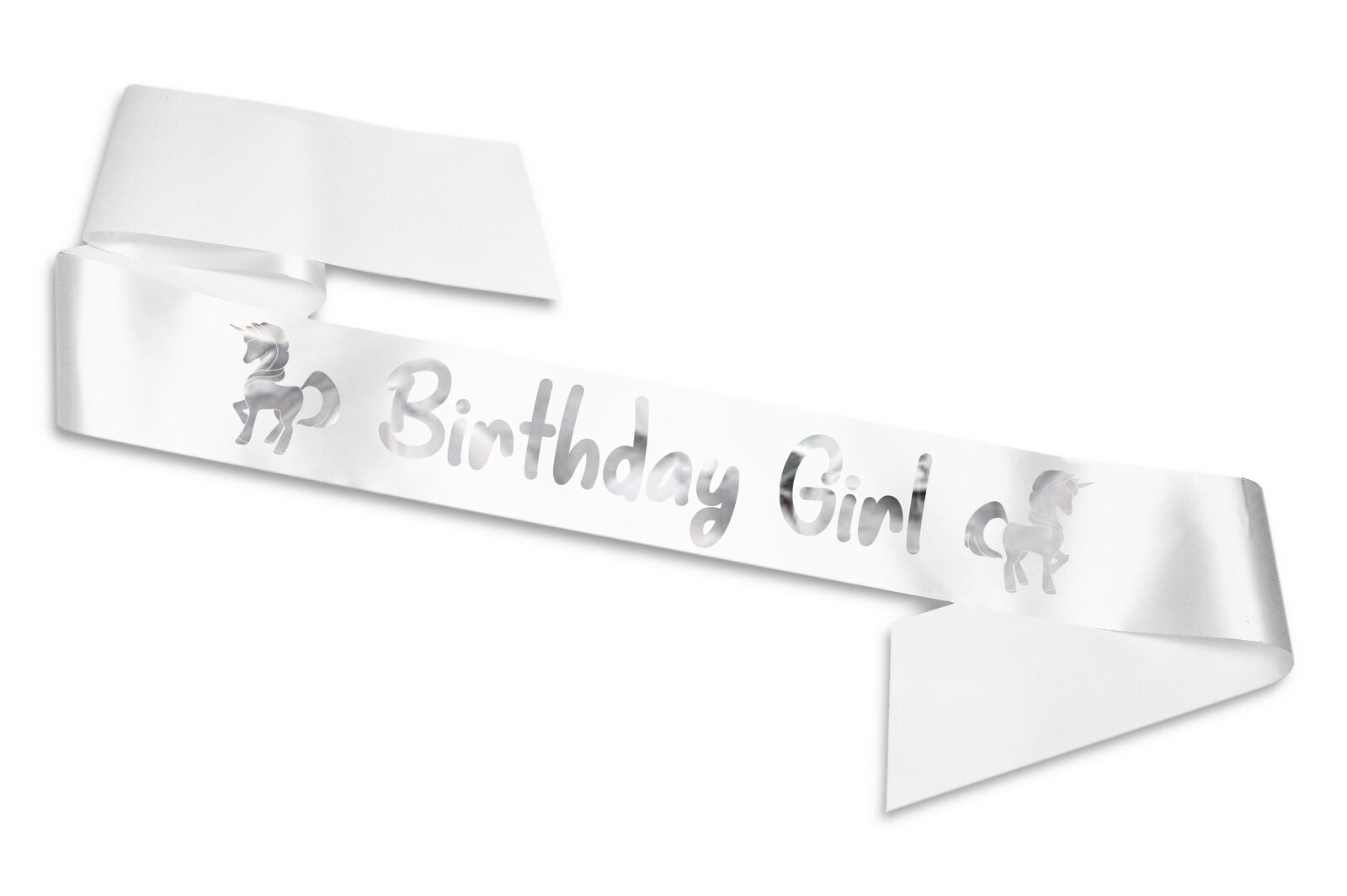 Unicorn Birthday Girl Sash