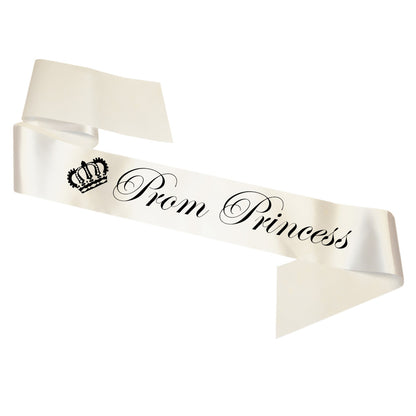 Prom Sashes - 160cm: Prince & Princess