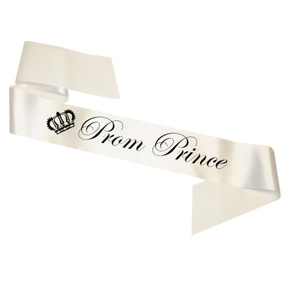 Prom Sashes - 160cm: Prince & Princess