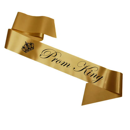 Prom King & Prom Queen Sashes