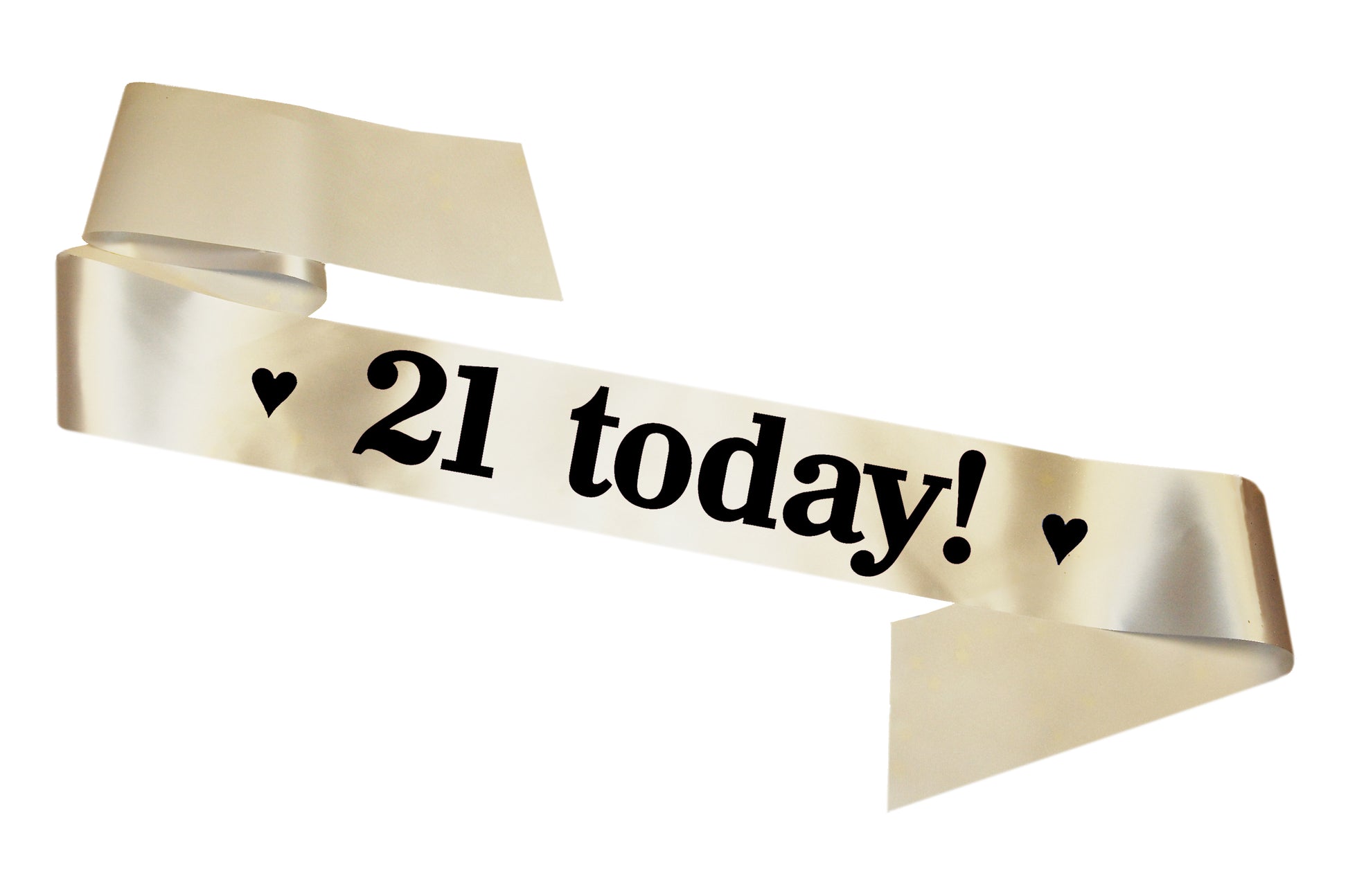 21 Today Birthday Sash