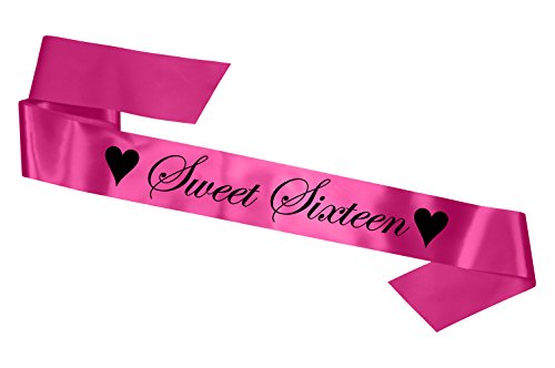 Sweet Sixteen Birthday Sash - Purple