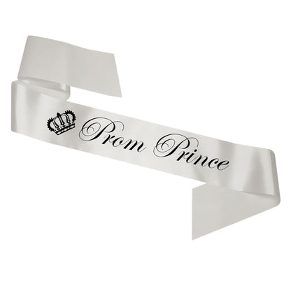 Prom Sashes - 160cm: Prince & Princess