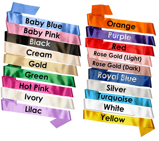 Personalised Name's ??th Birthday Sash