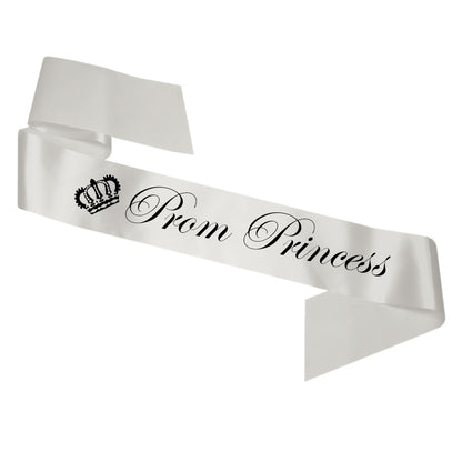 Prom Sashes - 160cm: Prince & Princess
