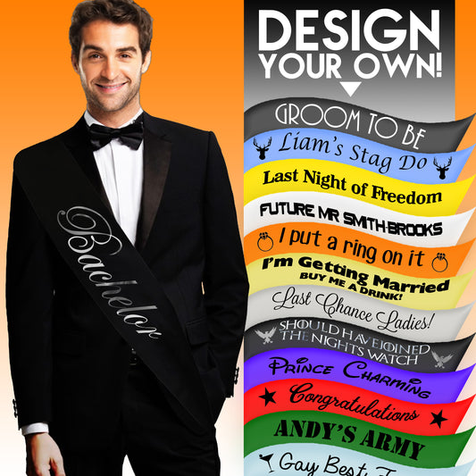 Personalised Stag Party Sash