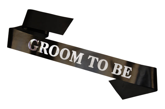 Groom to Be Sash