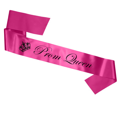 Prom King & Prom Queen Sashes