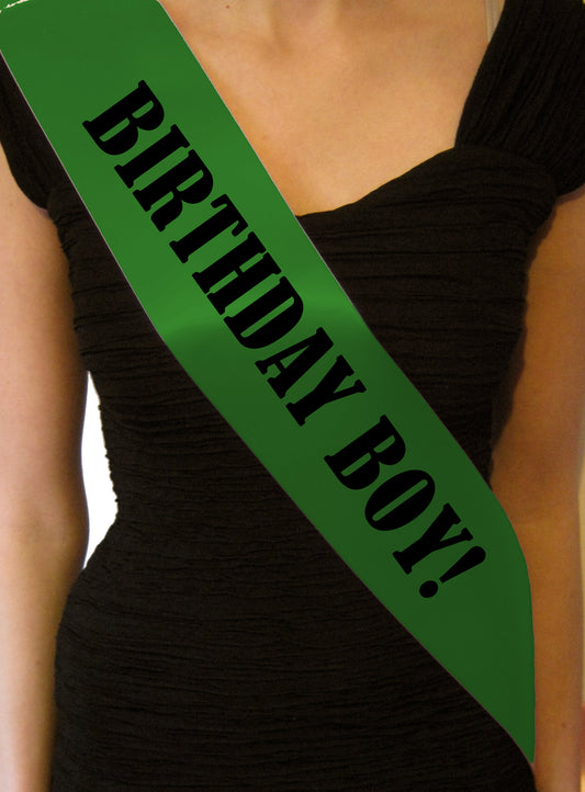 Birthday Boy Sash