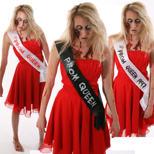 Zombie Prom Queen Sash