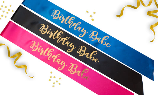 Birthday Babe Sash