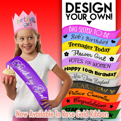 Personalised Childrens Sash