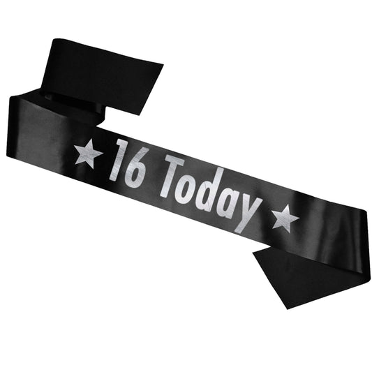 16 Today Sash - Black